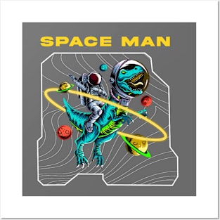 Space Man Posters and Art